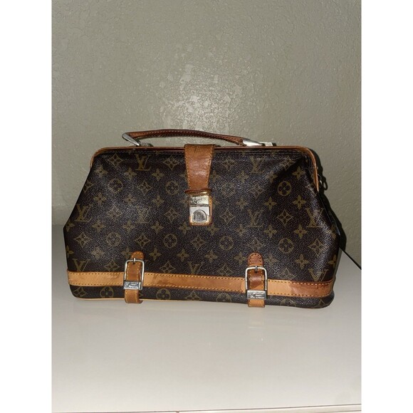 Louis Vuitton Handbags - LOUIS VUITTON Antique Monogram Doctor Bag RARE Vintage